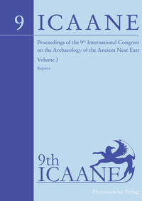 Vorderes Coverbild Proceedings of the 9th International Congress on the Archaeology of the Ancient Near East