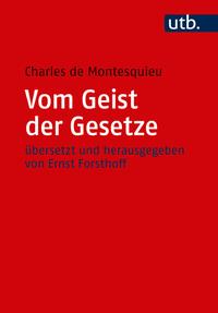 Vorderes Coverbild Vom Geist der Gesetze