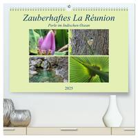 Vorderes Coverbild Zauberhaftes La Reúnion - Perle im Indischen Ozean (hochwertiger Premium Wandkalender 2025 DIN A2 quer), Kunstdruck in Hochglanz