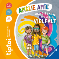 Vorderes Coverbild tiptoi® Bildergeschichten über den Umgang mit Gefühlen - Amélie Amie und die Sache mit der Vielfalt