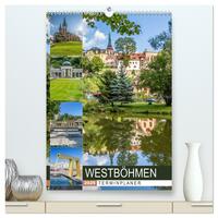 Vorderes Coverbild WESTBÖHMEN Terminplaner (hochwertiger Premium Wandkalender 2025 DIN A2 hoch), Kunstdruck in Hochglanz