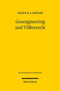 Vorderes Coverbild Geoengineering und Völkerrecht