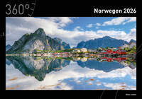 Vorderes Coverbild Norwegen Premiumkalender 2026