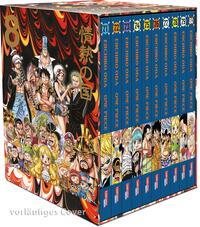 Vorderes Coverbild One Piece Sammelschuber 8: Dressrosa (inklusive Band 71-80)