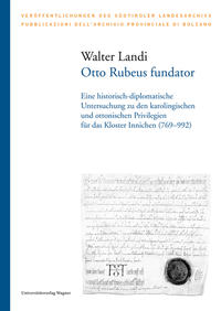Vorderes Coverbild Otto Rubeus fundator