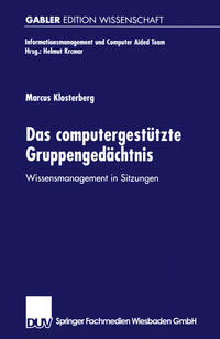 Vorderes Coverbild Das computergestützte Gruppengedächtnis