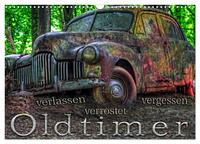 Vorderes Coverbild Oldtimer - verlassen verrostet vergessen (Wandkalender 2026 DIN A3 quer), CALVENDO Monatskalender