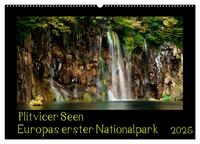 Vorderes Coverbild Plitvicer Seen - Europas erster Nationalpark (Wandkalender 2025 DIN A2 quer), CALVENDO Monatskalender
