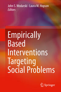 Vorderes Coverbild Empirically Based Interventions Targeting Social Problems