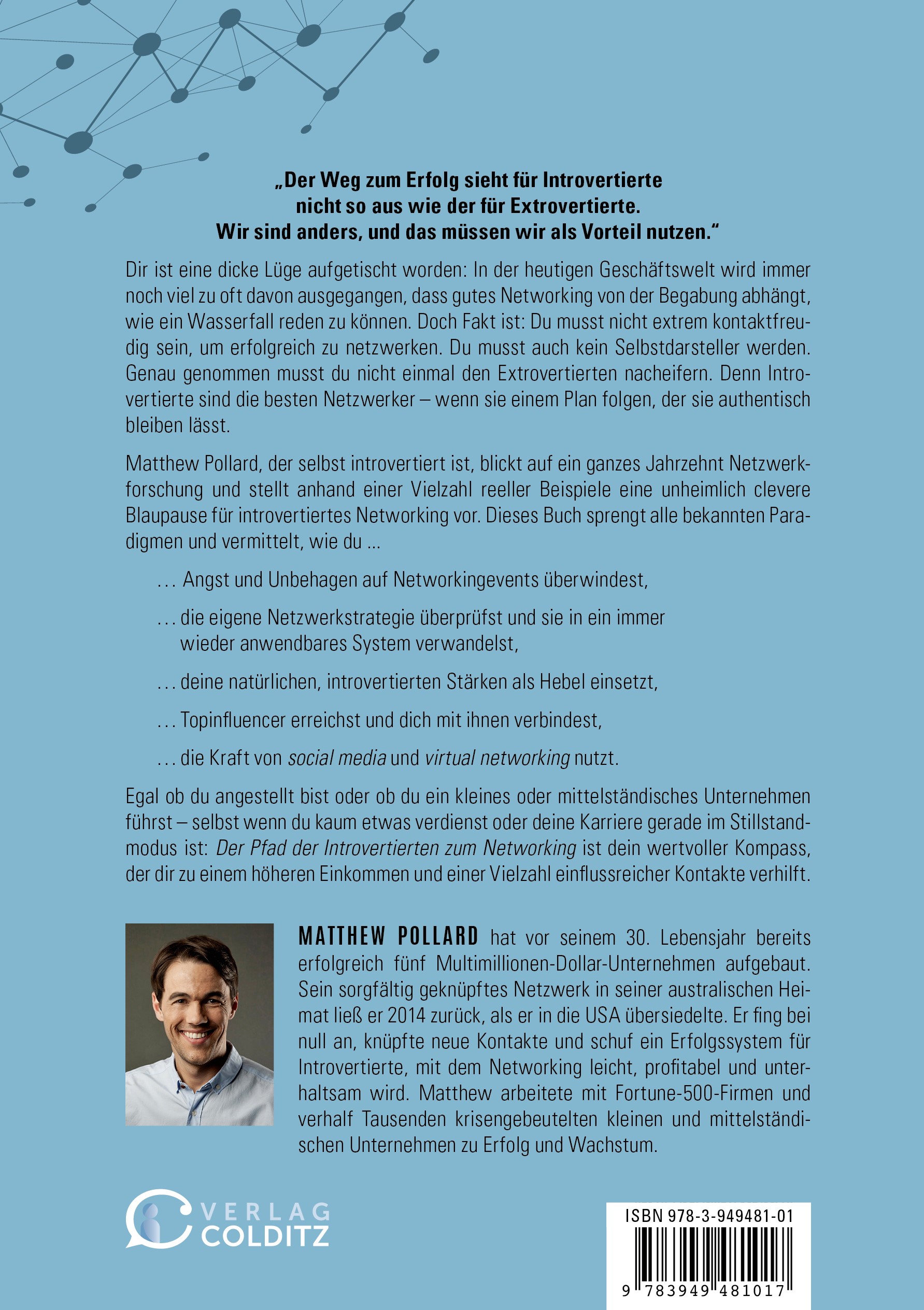 Rückseitencover Der Pfad der Introvertierten zum Networking