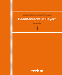 Vorderes Coverbild Beamtenrecht in Bayern