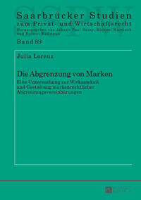 Vorderes Coverbild Die Abgrenzung von Marken