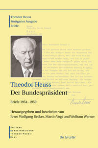 Vorderes Coverbild Theodor Heuss: Theodor Heuss. Briefe / Der Bundespräsident