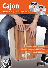 Vorderes Coverbild Cajon: Learn to play - quick and easy + CD + DVD