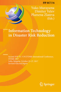 Vorderes Coverbild Information Technology in Disaster Risk Reduction