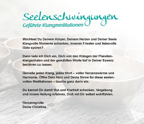 Beispielinhalt (Bild) Seelenschwingungen