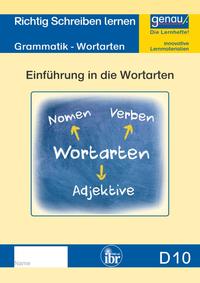 Vorderes Coverbild D10 - Grammatik - Einführung in die Wortarten