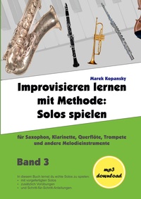 Vorderes Coverbild Improvisieren lernen mit Methode / Band 3