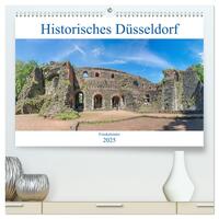 Vorderes Coverbild Historisches Düsseldorf (hochwertiger Premium Wandkalender 2025 DIN A2 quer), Kunstdruck in Hochglanz
