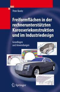 Vorderes Coverbild Freiformflächen in der rechnerunterstützten Karosseriekonstruktion und im Industriedesign