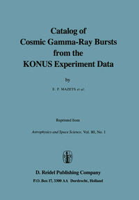 Vorderes Coverbild Catalog of Cosmic Gamma-Ray Bursts from the KONUS Experiment Data