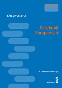 Vorderes Coverbild Casebook Europarecht