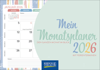 Vorderes Coverbild Mein Monatsplaner 2026
