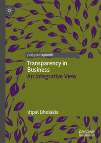 Vorderes Coverbild Transparency in Business
