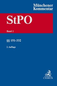 Vorderes Coverbild Münchener Kommentar zur Strafprozessordnung Bd. 2: §§ 151-332 StPO