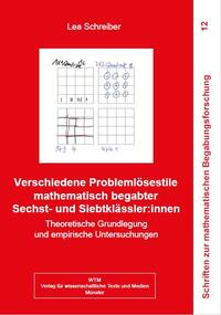 Vorderes Coverbild Verschiedene Problemlösestile mathematisch begabter Sechst- und Siebtklässler:innen