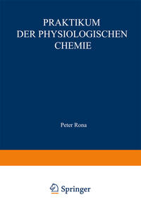Vorderes Coverbild Praktikum der physiologischen Chemie