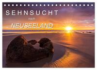 Vorderes Coverbild Sehnsucht nach Neuseeland (Tischkalender 2025 DIN A5 quer), CALVENDO Monatskalender