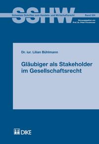 Vorderes Coverbild Gläubiger als Stakeholder im Gesellschaftsrecht