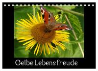 Vorderes Coverbild Gelbe Lebensfreude (Tischkalender 2025 DIN A5 quer), CALVENDO Monatskalender