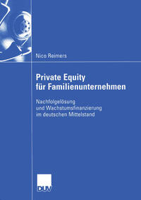Vorderes Coverbild Private Equity für Familienunternehmen