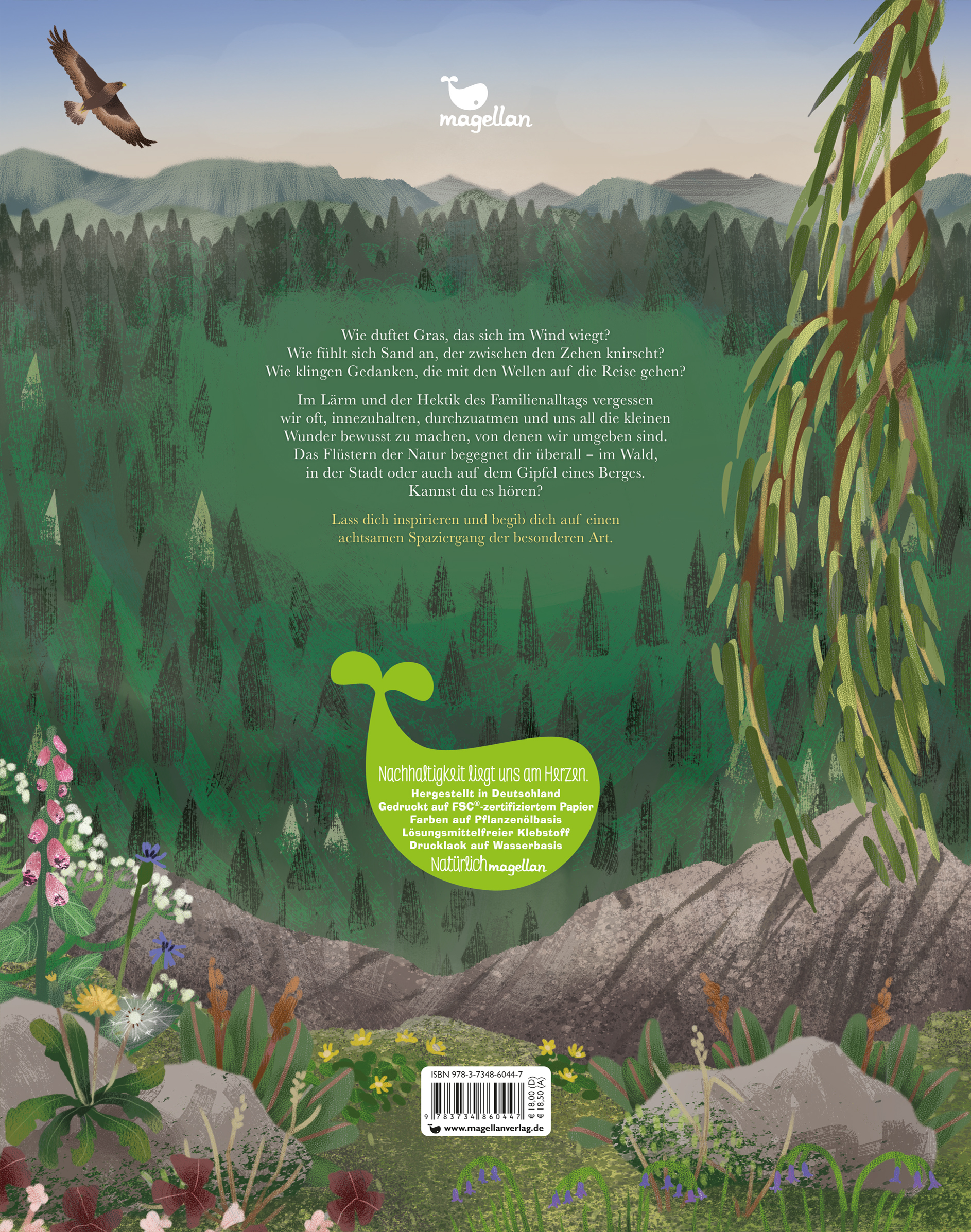 Rückseitencover Das Flüstern der Natur - Ein Erlebnisspaziergang