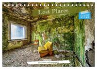 Vorderes Coverbild Lost Places - verlassen und vergessen (Tischkalender 2025 DIN A5 quer), CALVENDO Monatskalender