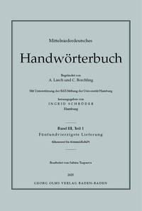 Vorderes Coverbild Mittelniederdeutsches Handwörterbuch