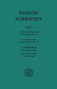Vorderes Coverbild Schriften. Band V