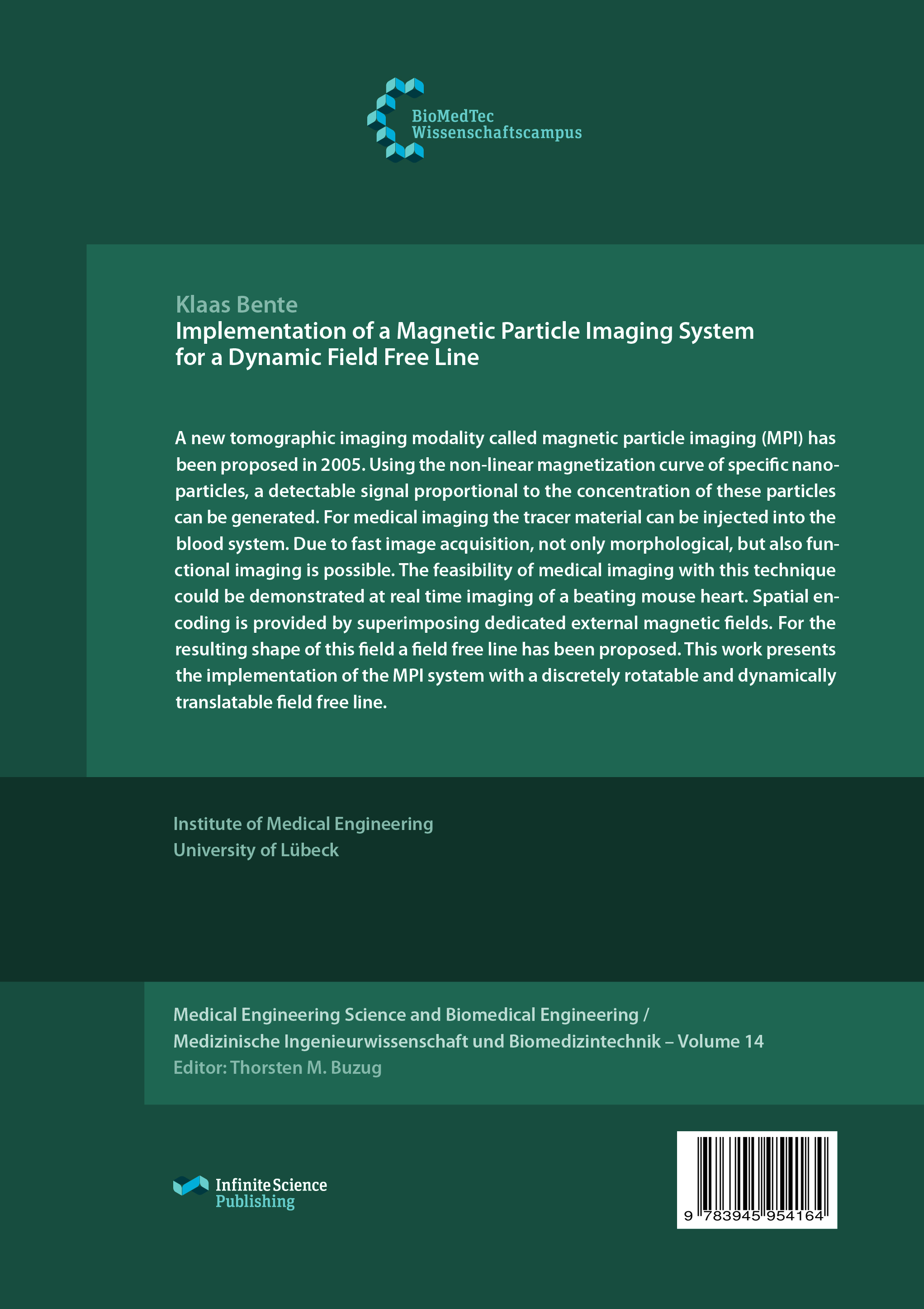 Rückseitencover Implementation of a Magnetic Particle Imaging System for a Dynamic Field Free Line