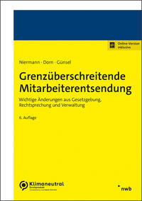 Vorderes Coverbild Grenzüberschreitende Mitarbeiterentsendung