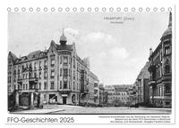 Vorderes Coverbild FFO-Geschichten. Historische Ansichtskarten aus Frankfurt (Oder) (Tischkalender 2025 DIN A5 quer), CALVENDO Monatskalender