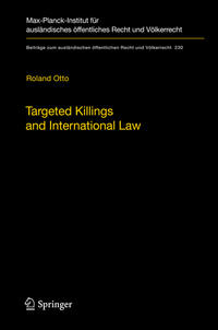 Vorderes Coverbild Targeted Killings and International Law