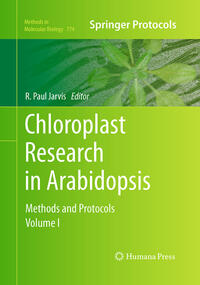 Vorderes Coverbild Chloroplast Research in Arabidopsis