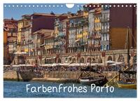 Vorderes Coverbild Farbenfrohes Porto (Wandkalender 2025 DIN A4 quer), CALVENDO Monatskalender