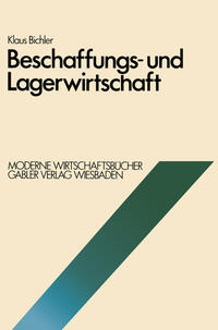 Vorderes Coverbild Beschaffungs- und Lagerwirtschaft