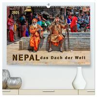 Vorderes Coverbild Nepal - das Dach der Welt (hochwertiger Premium Wandkalender 2025 DIN A2 quer), Kunstdruck in Hochglanz