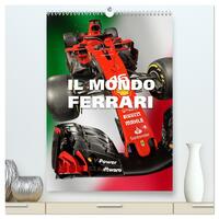 Vorderes Coverbild Il Mondo Ferrari (hochwertiger Premium Wandkalender 2025 DIN A2 hoch), Kunstdruck in Hochglanz