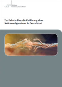 Vorderes Coverbild Zur Debatte über die Einführung einer Nettovermögensteuer in Deutschland