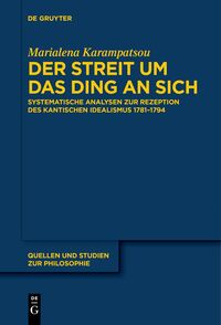 Vorderes Coverbild Der Streit um das Ding an sich